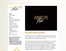 Tablet Screenshot of absolutemusic.co.za